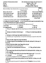 Đề thi học sinh giỏi Tiếng việt, Toán lớp 2 - Năm học 2010-2011 - Trường Tiểu học Ngọc Sơn